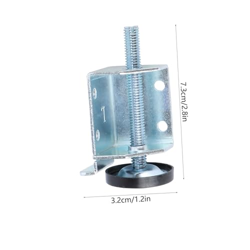 Gadpiparty 2 Paare Verstellbare Möbelfüße aus Stahl mit Schrauben Höhenverstellbare Nivellierfüße für Schrank Sofa Tisch Bodenschonend und Langlebig Geeignet für Möbelbeine und Gadpiparty 2 Paare Verstellbare Möbelfüße aus Stahl mit Schrauben Höhenverstellbare Nivellierfüße für Schrank Sofa Tisch Bodenschonend und Langlebig Geeignet für Möbelbeine und von Gadpiparty