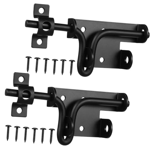 Gadpiparty 2 Robuster Schieberiegel mit Vorhängeschlossloch Wetterfester Türriegel für Holztore Vinyl Metallzäune Geräuscharme Outdoor-gartentürsicherung Vielseitig Einsetzbar Gadpiparty 2 Robuster Schieberiegel mit Vorhängeschlossloch Wetterfester Türriegel für Holztore Vinyl Metallzäune Geräuscharme Outdoor-gartentürsicherung Vielseitig Einsetzbar von Gadpiparty