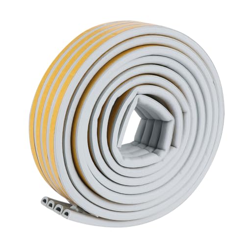 Gadpiparty 2 Rollen Selbstklebendes D Form Tür und Fenster Dichtungsband Schalldämmend Wetterfest Elastisch für Aluminiumrahmen Zugluftstopper Wasserresistent Einsetzbar Gadpiparty 2 Rollen Selbstklebendes D Form Tür und Fenster Dichtungsband Schalldämmend Wetterfest Elastisch für Aluminiumrahmen Zugluftstopper Wasserresistent Einsetzbar von Gadpiparty