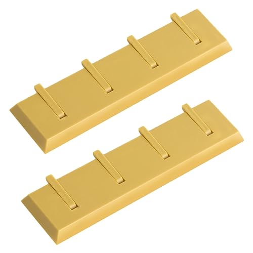 Gadpiparty 2 STÜCK Klappbare Selbstklebende Wandhaken für Handtücher und Kleidung Rostfrei Ohne Bohren für Bad und Wohnzimmer Gelb Gadpiparty 2 STÜCK Klappbare Selbstklebende Wandhaken für Handtücher und Kleidung Rostfrei Ohne Bohren für Bad und Wohnzimmer Gelb von Gadpiparty