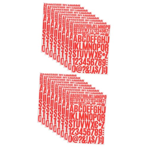 Gadpiparty 2 Sätze Buchstabenaufkleber Sammelalbum Kleine Klebebuchstaben Zahlen Selbstklebend Vinyl Wand Alphabet-buchstaben-schaumstoffaufkleber Farbe Vinyl-aufkleber Rot 10 Blätter * 2 Gadpiparty 2 Sätze Buchstabenaufkleber Sammelalbum Kleine Klebebuchstaben Zahlen Selbstklebend Vinyl Wand Alphabet-buchstaben-schaumstoffaufkleber Farbe Vinyl-aufkleber Rot 10 Blätter * 2 von Gadpiparty