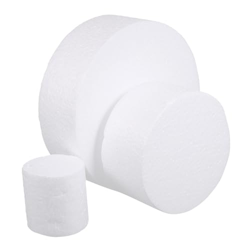 Gadpiparty 2 Sätze DIY Tortenmodelle Leere Backformen Tortendekoration Runde Kuchenmodelle Für Bastelprojekte 3 Stück * 2 von Gadpiparty