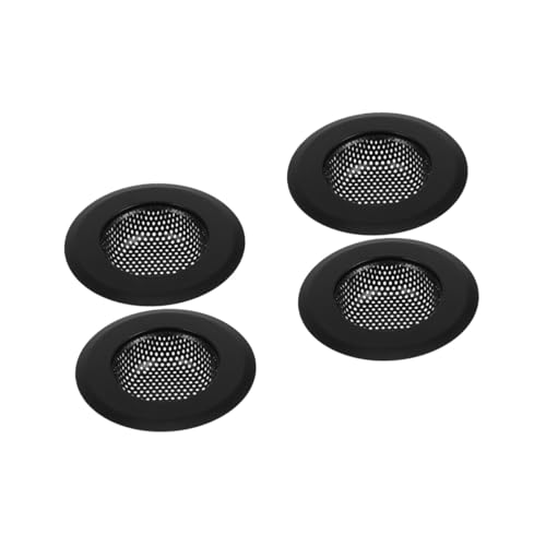Gadpiparty 2 Sätze Filterbodenabfluss Spülfilter Fangen Abfall Fänger Korb Ablaufsieb Für Küchenspüle Spülensieb Küchenspüle Sieb Entleeren Black Rostfreier Stahl 2 Stücke * 2 von Gadpiparty