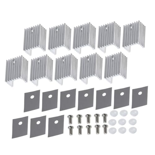 Gadpiparty 2 Sätze Kühlkörper Aluminium Kühlung Laptop Kühler Heizkörper Kühlrippe Aus Metall Silver 10 Stück * 2 Gadpiparty 2 Sätze Kühlkörper Aluminium Kühlung Laptop Kühler Heizkörper Kühlrippe Aus Metall Silver 10 Stück * 2 von Gadpiparty
