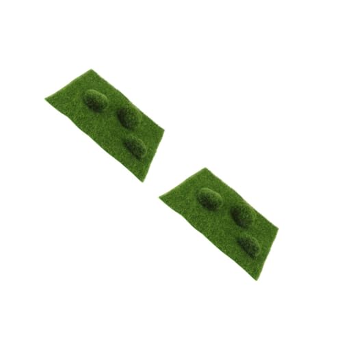 Gadpiparty 2 Sätze Künstliches Moos Teilig Lebensechte Imitation für Miniaturgärten Terrarien und Dekoration Rasen Große Mittlere und Kleine Moosstücke von Gadpiparty