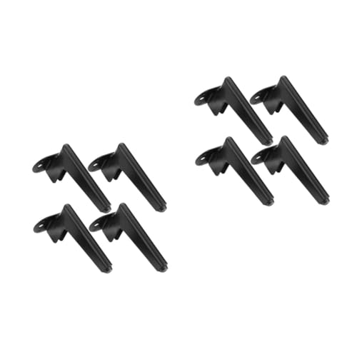 Gadpiparty 2 Sätze Möbelbeine Furniture Legs Ersatzteile Für Gartenmöbel Tischbein Desk Legs Bettbeine Sofa-beinnivellierer Kommode Couch Beine Robuste Couchbeine Metall Black 4 Stück * 2 von Gadpiparty