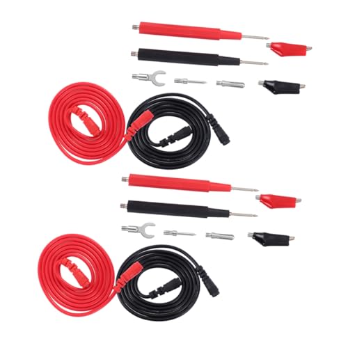 Gadpiparty 2 Sätze Multimeter Prüfleitungssatz Flexibel Langlebig Elektrik Messkabel für Industrie Elektronik Auto Tests Gadpiparty 2 Sätze Multimeter Prüfleitungssatz Flexibel Langlebig Elektrik Messkabel für Industrie Elektronik Auto Tests von Gadpiparty