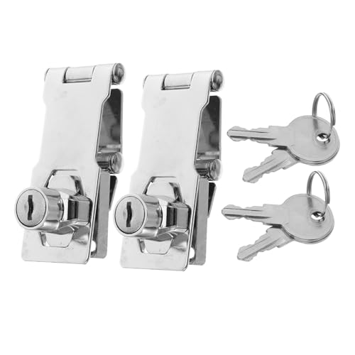 Gadpiparty 2 Sätze Sicherheits-türriegel Schlüssel Robuster Überfalle für Schrank Schublade und Kühlschrank Abschließbares Vintage-schloss für Privatsphäre und Ordnung im Haushalt Gadpiparty 2 Sätze Sicherheits-türriegel Schlüssel Robuster Überfalle für Schrank Schublade und Kühlschrank Abschließbares Vintage-schloss für Privatsphäre und Ordnung im Haushalt von Gadpiparty