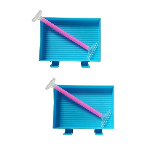 Gadpiparty 2 Sätze Teiliges Rhinestone Malset Mit Korrekturpen Und Großem Tray Blau Rosé Praktische Werkzeuge Für DIY Rhinestone Bilder Für Kunstprojekte Und Nagelverzierung 2 Stück * 2 von Gadpiparty