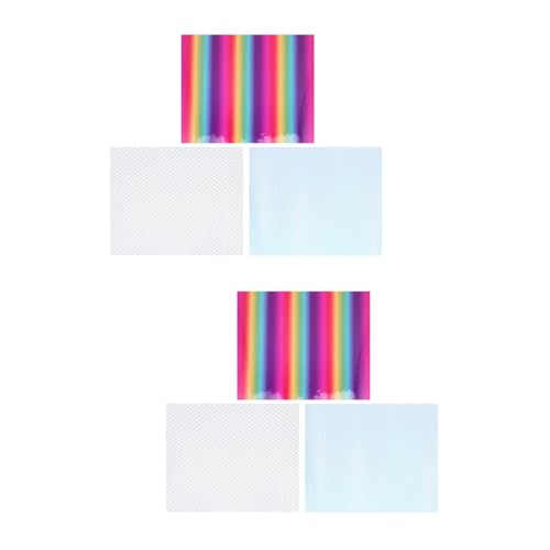 Gadpiparty 2 Sätze Teiliges Selbstklebendes Vinyl Filmset Fischschuppen Design Für Diy Dekoration Für Tassen Fenster Autos Und Bastelprojekte 3 Stück * 2 von Gadpiparty