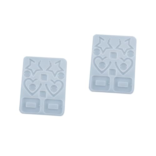 Gadpiparty 2 Sätze Teiliges Silikonform Für Diy Schmuck Herz Stern Ohrringe Wiederverwendbare Gießform Für Kreative Bastelprojekte Und Anhängerherstellung 2 Stück * 2 Gadpiparty 2 Sätze Teiliges Silikonform Für Diy Schmuck Herz Stern Ohrringe Wiederverwendbare Gießform Für Kreative Bastelprojekte Und Anhängerherstellung 2 Stück * 2 von Gadpiparty