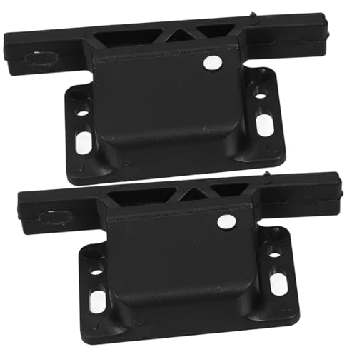 Gadpiparty 2 Satz Rv Schubladenriegel mit Federhaken Doppelseitigem Klebeband Robustem Material für Wohnwagen Motorhome Boote Vielseitig Einsetzbar bei Schränken Türen Schwarz von Gadpiparty