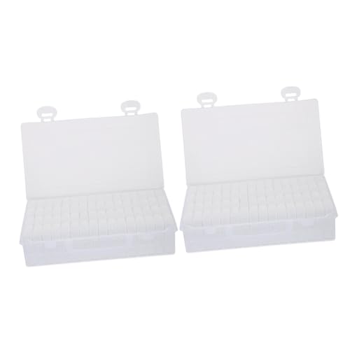 Gadpiparty 2 Sets Aufbewahrungsbox Organizer Organizer Klein Mit Werkzeug Diamant Perlen Strass Behälter Vorratsbehälter Kunststoff von Gadpiparty