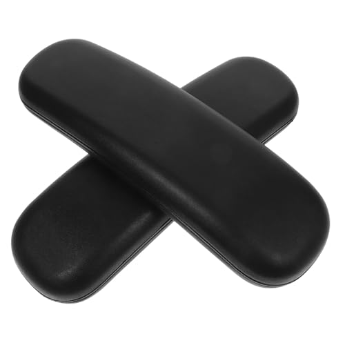 Gadpiparty 2 Stück Armlehne Für Bürostühle Zubehör Ersatz Unterstützung Teil Ausruhen Völlig Schaum Armlehnen Erinnerung Pads Gaming -stuhlarmarmabdeckungen Black Pu von Gadpiparty