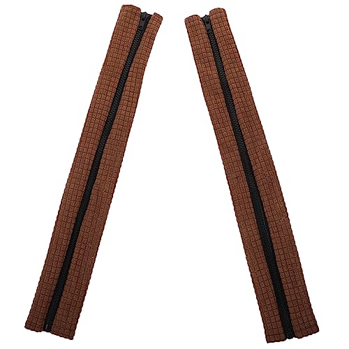 Gadpiparty 2 Stück Armlehnenabdeckung Sitz Grauer Stuhl unterstützt Stuhl Armlehnenpolster Möbel Armschutz Armlehnenbezüge Schutzabdeckungen Polyester (Polyester) Brown von Gadpiparty