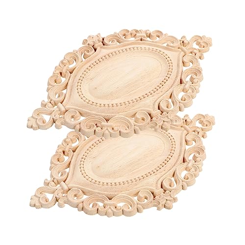 Gadpiparty 2 Stück Dekorative Holz Schnitzerei Applikationen für Möbel Ecken Unlackierte Holzornamente für Türen Schränke und Fenster Hochwertige Handwerkskunst Gadpiparty 2 Stück Dekorative Holz Schnitzerei Applikationen für Möbel Ecken Unlackierte Holzornamente für Türen Schränke und Fenster Hochwertige Handwerkskunst von Gadpiparty