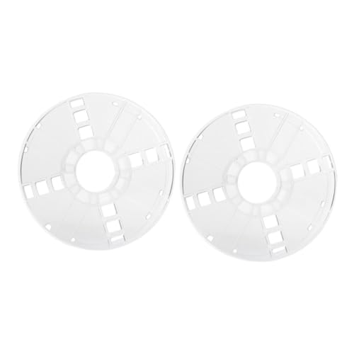 Gadpiparty 2 Stück Drucker Spulen Hohlspule Transparent Kunststoff Line Spool Ersatz für Drucker Zubehör Langlebig Stabil von Gadpiparty