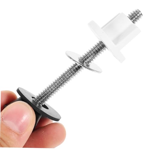 Gadpiparty 2 Stück Edelstahl Toilettensitz Befestigungsschrauben Langlebige Wc Sitz Montageschrauben Einfache Installation Ersatzteile für Stabilen Klodeckel Halt von Gadpiparty