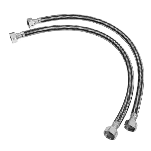 Gadpiparty 2 Stück Edelstahl Wasserzulaufschlauch Flexibel Rostfrei Metall Hahnanschluss Schlauch für Bad Küche Waschbecken Warm Kaltwasseranschluss Gadpiparty 2 Stück Edelstahl Wasserzulaufschlauch Flexibel Rostfrei Metall Hahnanschluss Schlauch für Bad Küche Waschbecken Warm Kaltwasseranschluss von Gadpiparty