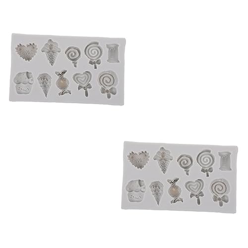 Gadpiparty 2 Stück Eisform Herstellung Schmuck Oval Polymer-Ton-Form Formen für Ohrringe aus Formen für Charme selber Machen Silikonform Kieselgel Grey Gadpiparty 2 Stück Eisform Herstellung Schmuck Oval Polymer-Ton-Form Formen für Ohrringe aus Formen für Charme selber Machen Silikonform Kieselgel Grey von Gadpiparty