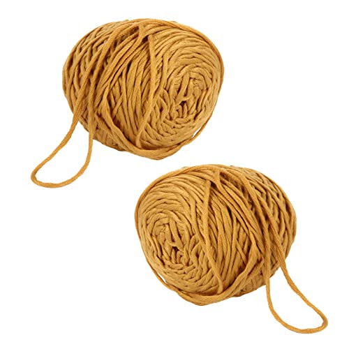 Gadpiparty 2 Stück Fädige Baumwollstrickwolle Einfarbigem Design Grobe Strickmaterialien für Schals Mützen und Mehr für Handarbeiten und Kreative Projekte Gadpiparty 2 Stück Fädige Baumwollstrickwolle Einfarbigem Design Grobe Strickmaterialien für Schals Mützen und Mehr für Handarbeiten und Kreative Projekte von Gadpiparty