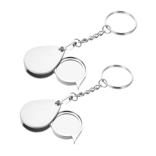Gadpiparty 2 Stück Faltbare Lupe Schmucklupe Schmuckbrille mit Vergrößerung Lupe für Miniaturen Lupe für ältere Menschen Schlüsselbund -Schmuckvergrößerung Glas Bulk-Lupe Zinklegierung Silver Gadpiparty 2 Stück Faltbare Lupe Schmucklupe Schmuckbrille mit Vergrößerung Lupe für Miniaturen Lupe für ältere Menschen Schlüsselbund -Schmuckvergrößerung Glas Bulk-Lupe Zinklegierung Silver von Gadpiparty