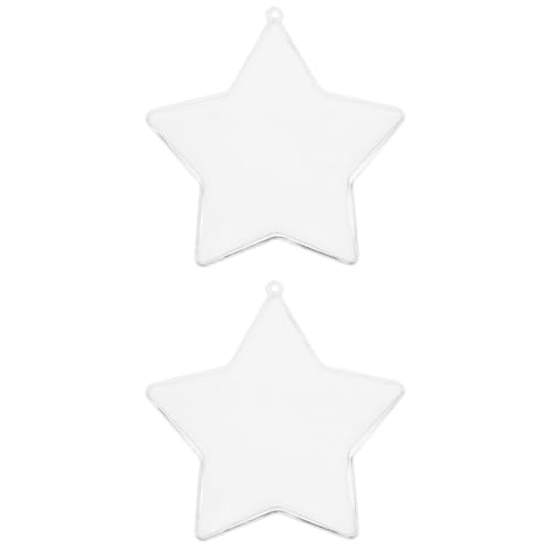 Gadpiparty 2 Stück Fünfzackige Mini Aufbewahrungsbox für Maniküre Transparente Sortierbox für Schmuck und Kleinartikel für Schreibtisch Praktisch und Platzsparend von Gadpiparty
