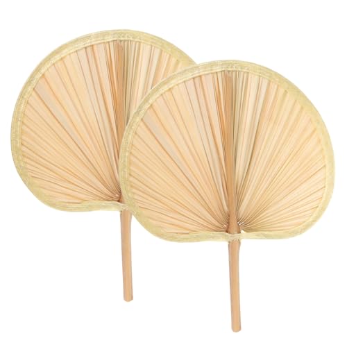 Gadpiparty 2 Stück Handgefertigter Vintage Bananenblatt Handfächer Natürlicher Großer Fächer für Sommerkühlung Dekorativer Langlebiger Fächer für Outdoor Party und Bühnenperformance Gadpiparty 2 Stück Handgefertigter Vintage Bananenblatt Handfächer Natürlicher Großer Fächer für Sommerkühlung Dekorativer Langlebiger Fächer für Outdoor Party und Bühnenperformance von Gadpiparty