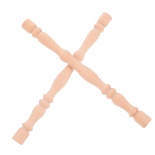 Gadpiparty 2 Stück Holzsäulen Römische Säulen aus für Möbel Dekoration DIY Projekte Brückenpfeiler und Weinregal von Gadpiparty