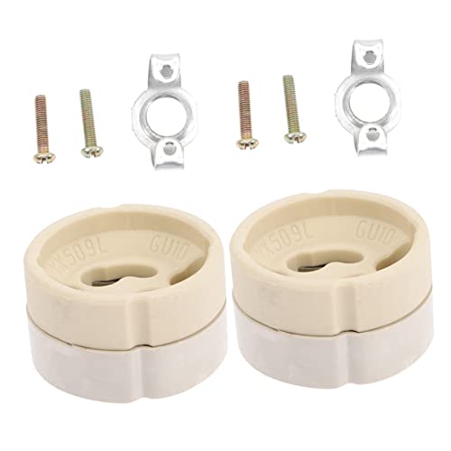 Gadpiparty 2 Stück Keramische Lampenfassung mit Halterung Lampenersatzteile für Wandlampen Kronleuchter und DIY Projekte und Zuverlässig für Zuhause und Büro Gadpiparty 2 Stück Keramische Lampenfassung mit Halterung Lampenersatzteile für Wandlampen Kronleuchter und DIY Projekte und Zuverlässig für Zuhause und Büro von Gadpiparty