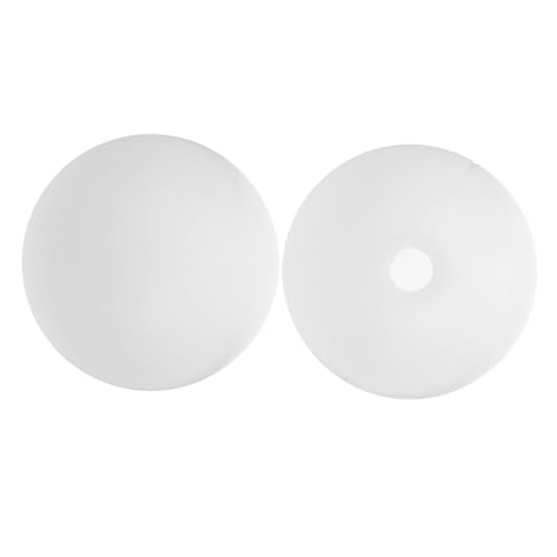 Gadpiparty 2 Stück Kugel Lampenschirme Fassung Ømm Ersatz Lampenabdeckung Deckenleuchte Wohnzimmer Schlafzimmer Esszimmer Lichtdiffusor Blendfrei Einfache Montage von Gadpiparty