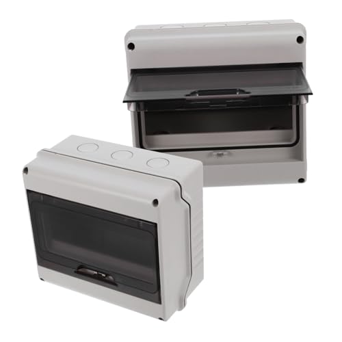 Gadpiparty 2 Stück Ladestapel Verteilerkasten Stromverteilerkästen Elektrisches Außengehäuse Wasserdichte Elektrokästen Wasserdichte Schutzhülle Leistungsschalterabdeckung Abs von Gadpiparty