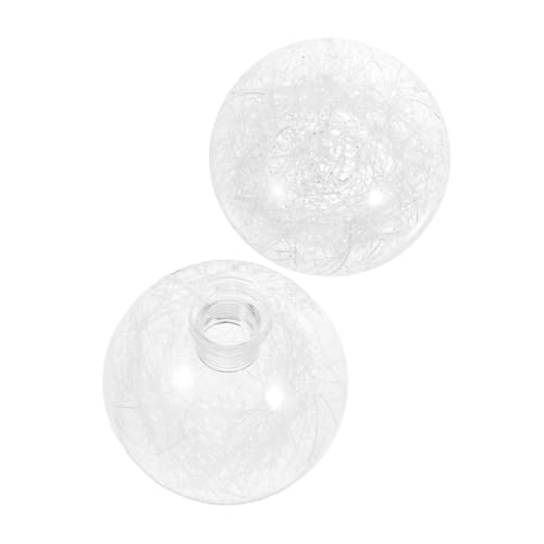 Gadpiparty 2 Stück Lampenschirm Aus Glas Glasschirme Für Tischlampen Lampenschatten Für Industrieglas Klarglasurschatten Glasschirme Für Pendelleuchten Kuppellampenschirm Transparent von Gadpiparty