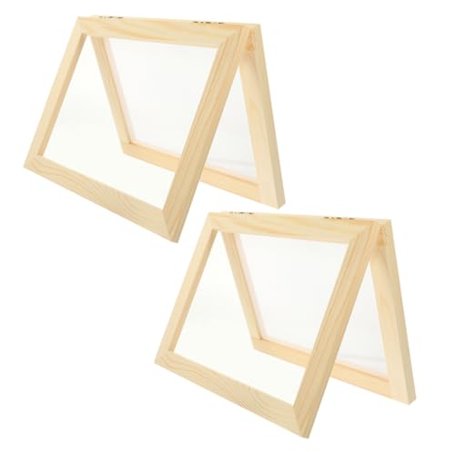 Gadpiparty 2 Stück Materialpaket Für Holzkunst-bilderrahmen Herstellung Bausatz Papier Machen Bastelrahmen Holzrahmen Mesh-Rahmen Khaki Hölzern Gadpiparty 2 Stück Materialpaket Für Holzkunst-bilderrahmen Herstellung Bausatz Papier Machen Bastelrahmen Holzrahmen Mesh-Rahmen Khaki Hölzern von Gadpiparty