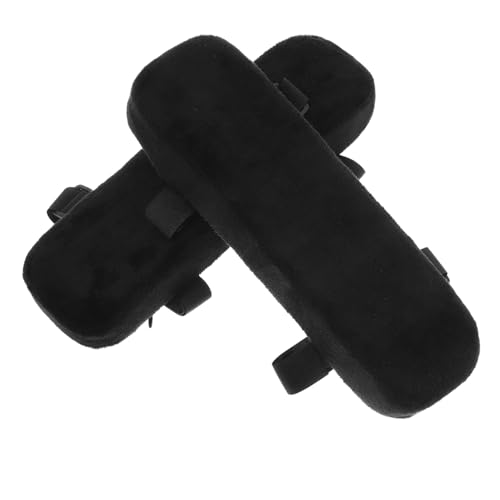 Gadpiparty 2 Stück Memory Foam Armlehnenpolster Bürostuhl Armkissen Atmungsaktiv Weich Ergonomisch Nonslip für Office Gaming Schwarz Gadpiparty 2 Stück Memory Foam Armlehnenpolster Bürostuhl Armkissen Atmungsaktiv Weich Ergonomisch Nonslip für Office Gaming Schwarz von Gadpiparty