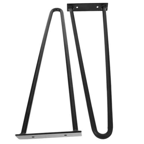 Gadpiparty 2 Stück Metallmöbelbeine U Form Hohe Tischbeine Stabile Ersatzbeine für Sofa Schrank Kommode DIY Möbelfüße Robust und Leicht zu Montieren von Gadpiparty