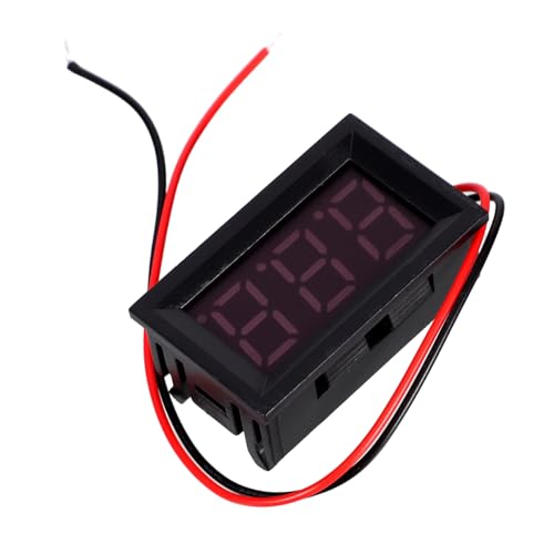 Gadpiparty 2 Stück Mini Digital Dc Voltmeter LED Anzeige Präzise Spannungsmessung Kompakt Klare Digitale Anzeige Geeignet für Vielfältige Anwendungen von Gadpiparty