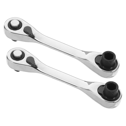 Gadpiparty 2 Stück Mini Ratschenschlüssel Mini Ratschengriff Multifunktionaler Selbstsichernder Schraubenschlüssel Miniatur Kurzgriffschlüssel Ratschen Steckschlüssel Gadpiparty 2 Stück Mini Ratschenschlüssel Mini Ratschengriff Multifunktionaler Selbstsichernder Schraubenschlüssel Miniatur Kurzgriffschlüssel Ratschen Steckschlüssel von Gadpiparty