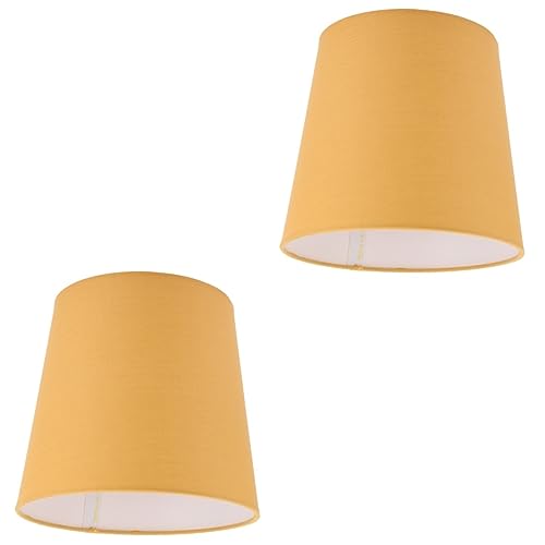 Gadpiparty 2 Stück Moderner Lampenschirm Langlebig und Einfach zu Montieren für Nachttisch Tisch und Stehlampen Passend für Schlafzimmer und Wohnzimmer Elegantes Design für Stilvolle von Gadpiparty