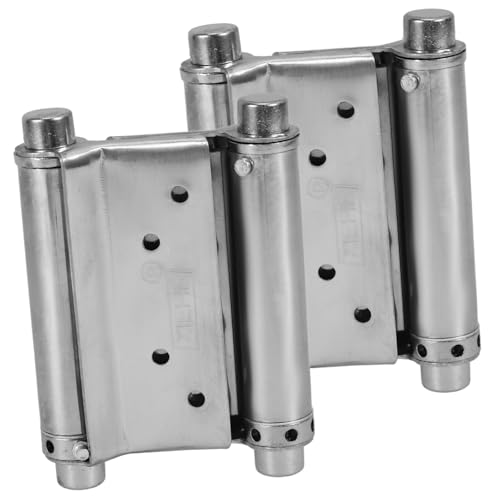 Gadpiparty 2 Stück Pendeltür Scharniere mit Federmechanismus für Cowboy Türen und Zäune Doppelte Öffnung für Sichere Türschließung und Vielseitige Anwendungen Gadpiparty 2 Stück Pendeltür Scharniere mit Federmechanismus für Cowboy Türen und Zäune Doppelte Öffnung für Sichere Türschließung und Vielseitige Anwendungen von Gadpiparty