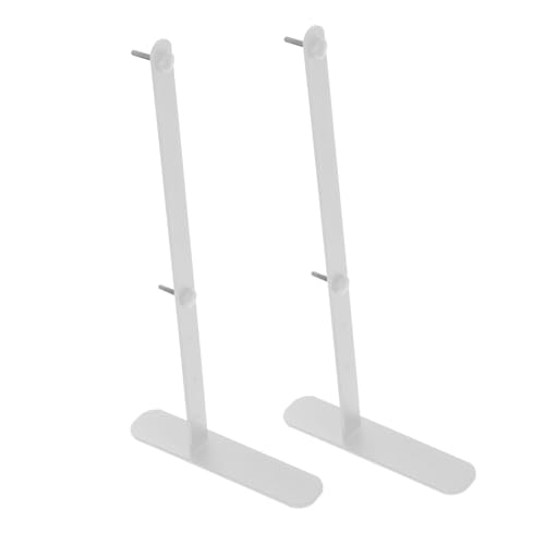 Gadpiparty 2 Stück Perfboard-Halterungen Gaming-Pegboard Schreibtisch mit Stecktafel Schreibtisch mit Steckbrett Tischplatte Pegboard-Gaming Kohlenstoffstahl Weiß von Gadpiparty