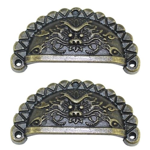 Gadpiparty 2stücke Antike Möbelgriffe Vintage Schubladengriffe Für Schränke Und Türgriffe Für Kleiderschränke Und Küchenschränke Retro Stil Finish Langlebig Und Ansprechend von Gadpiparty