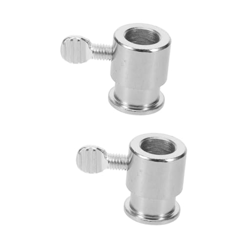 Gadpiparty 2 Stück Rotisserie Grillspieß Ausgleichsbolzen Metallhalter Stabfixierer Drehspiess Zubehör für Gasgrill Stabile Befestigung Gleichmäßiges Grillen Hitzebeständig Langlebig von Gadpiparty