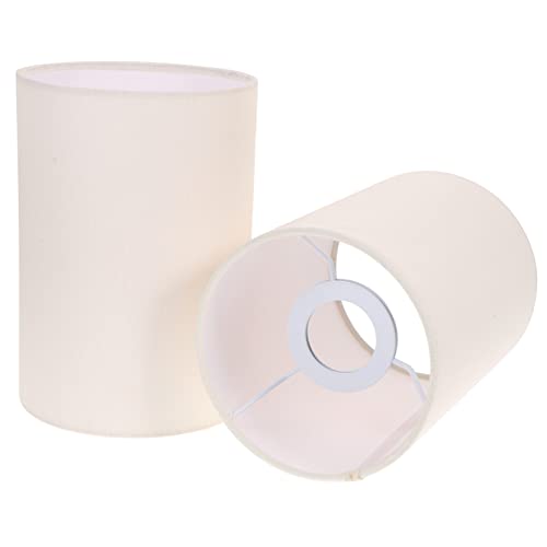Gadpiparty 2 Stück Runde Lampenschirme Leinenstoff Dekorative Lichtabdeckung für Deckenleuchten Pendelleuchten und Tischlampen Weiches Lichtdesign für Angenehme von Gadpiparty