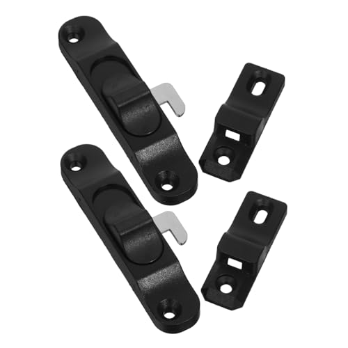 Gadpiparty 2 Stück Schiebetür Riegelschloss aus Kunststoff Vintage Fenster Türsicherung Einfache Montage Vielseitig für Innen Außenbereiche Zuverlässiger Sichtschutz und Insektenschutz von Gadpiparty