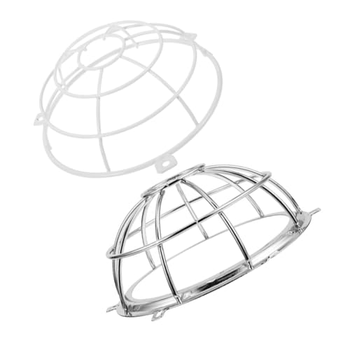 Gadpiparty 2 Stück Schutzabdeckung für Feuersprinkler aus Edelstahl Halbkugelförmiger Sprinkler schutzkäfig Kompatibel mit Modellen Einfache Montage Geeignet für Keller Garage Hotels und von Gadpiparty