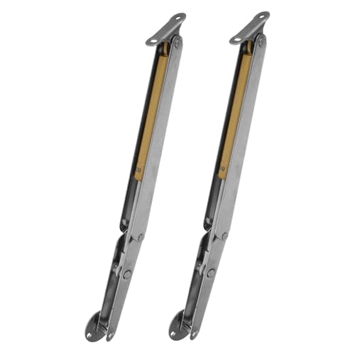 Gadpiparty 2 Stück Schwerlast-gaslift-scharniere mit Hydraulischem Dämpfer Flexibel Positionierbare Soft-close-stützen für Betten Schränke und Truhen Stabile Hebemechanismen von Gadpiparty