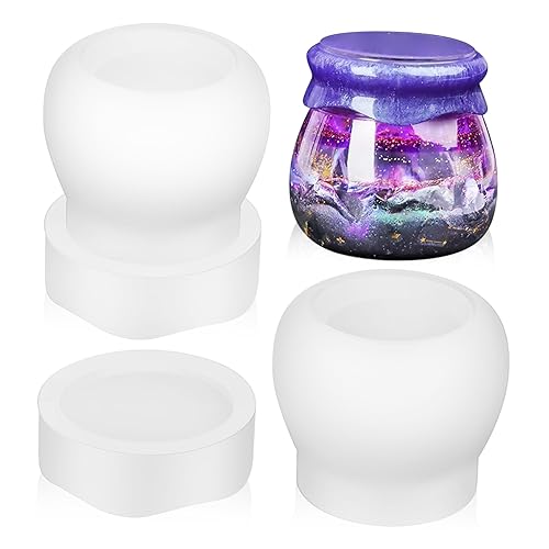 Gadpiparty 2 Stück Silikonformen für Einmachgläser Gießform für Epoxidharz Diy Bastelprojekte und Leicht Kompakt und Einfach zu Entformen Gadpiparty 2 Stück Silikonformen für Einmachgläser Gießform für Epoxidharz Diy Bastelprojekte und Leicht Kompakt und Einfach zu Entformen von Gadpiparty
