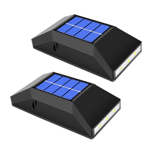 Gadpiparty 2 Stück Solar Wandleuchte Wasserdichte LED Außenlampe für Garten und Terrasse Dekorative Solarlampe mit LED für Sichere Nächtliche Aktivitäten für Eingangsbereiche und Gadpiparty 2 Stück Solar Wandleuchte Wasserdichte LED Außenlampe für Garten und Terrasse Dekorative Solarlampe mit LED für Sichere Nächtliche Aktivitäten für Eingangsbereiche und von Gadpiparty