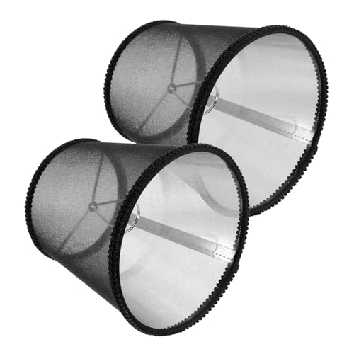 Gadpiparty 2 Stück Stoff Lampenschirme Clip Lampenschirm Ersatz für Tischlampe Stehlampe und Deckenleuchte für Wohnzimmer und Schlafzimmer Langlebiges Material von Gadpiparty